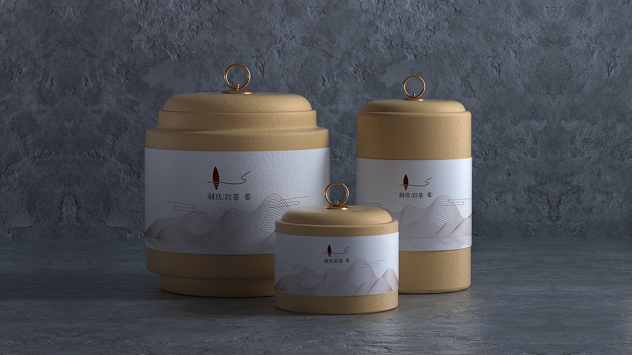 羽庆岩茶品牌logo设计（图ZMzI4ODA2NjI4） - 品牌 - 站酷设计师三川三川三川原创素材 - 站酷ZCOOL