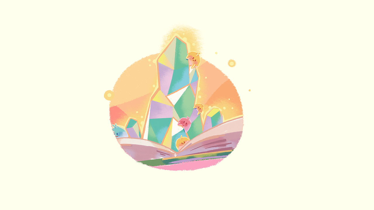 魔法书（图ZMzE4MjE2MjEy） - 儿童插画 - 站酷设计师林夕同学原创素材 - 站酷ZCOOL