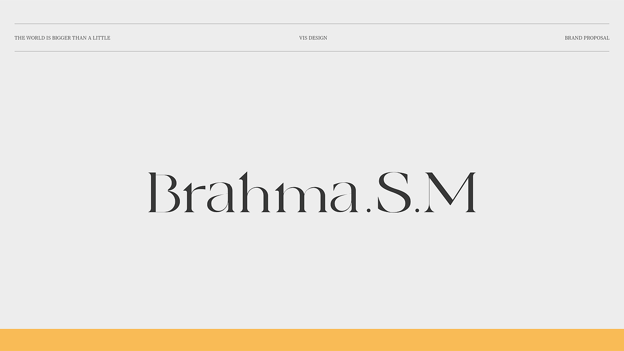 Brahma.S.M 丨品牌提案（图ZMzExNzE2NjI0） - 品牌 - 站酷设计师Design丨琅品原创素材 - 站酷ZCOOL