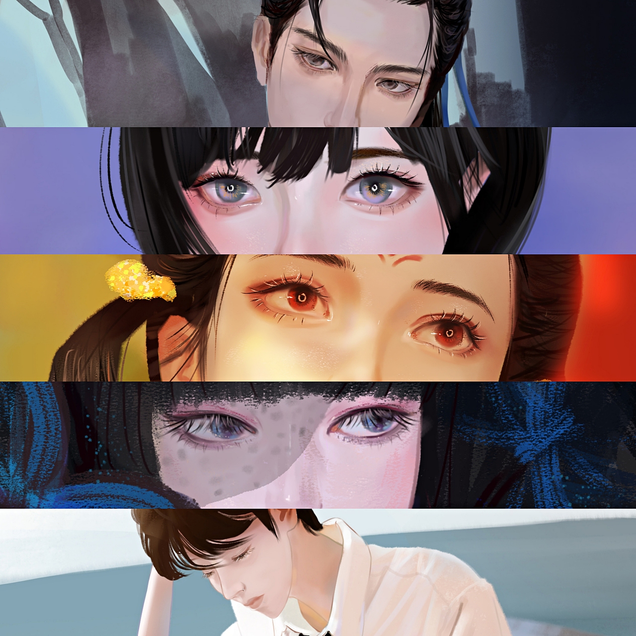 色彩打卡中的一些练习