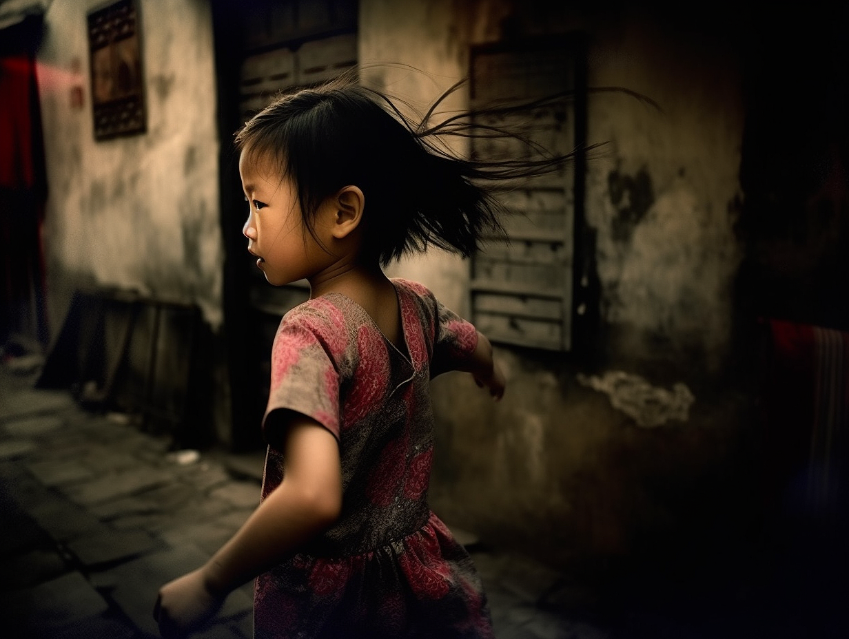 留守儿童孤独的童年（图ZMzM4Mzg2MTA4） - AI作品 - 站酷设计师自由老鸟原创素材 - 站酷ZCOOL
