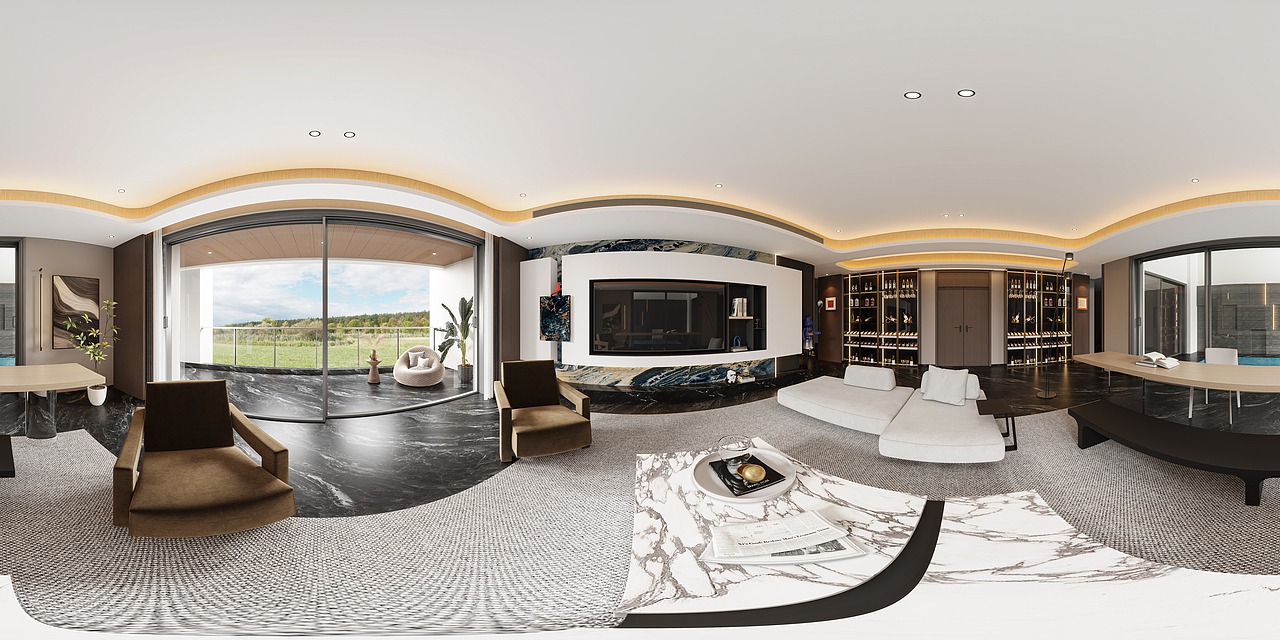 海南陵水清水湾大平层轻奢住宅设计