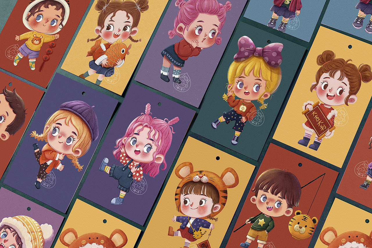 治愈系儿童插画