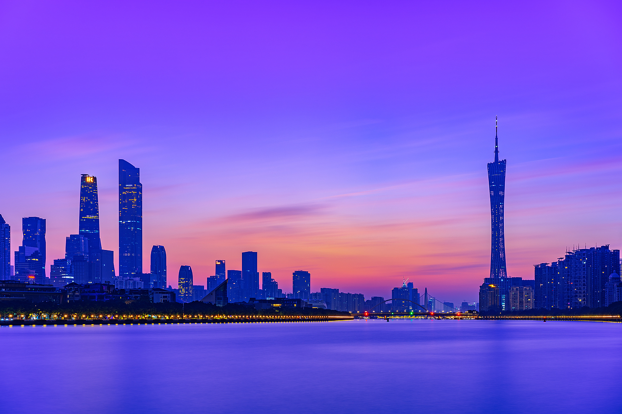 广州的日出、日落、夕阳、晚霞、云彩 【4k延时】