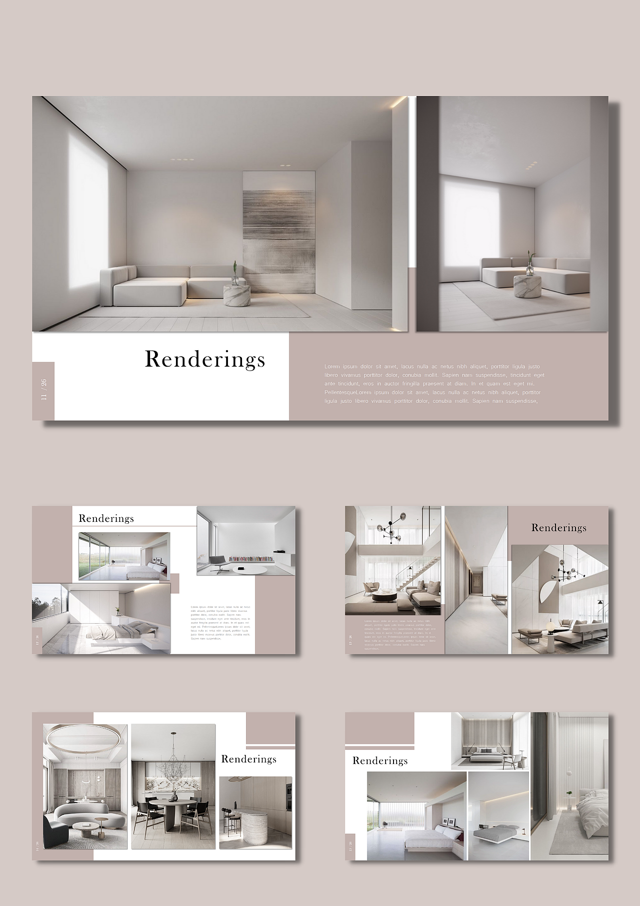 高级感PPT模板丨极简室内设计（图ZMzI1OTkyOTky） - 家装设计 - 站酷设计师蔚来PPT原创素材 - 站酷ZCOOL