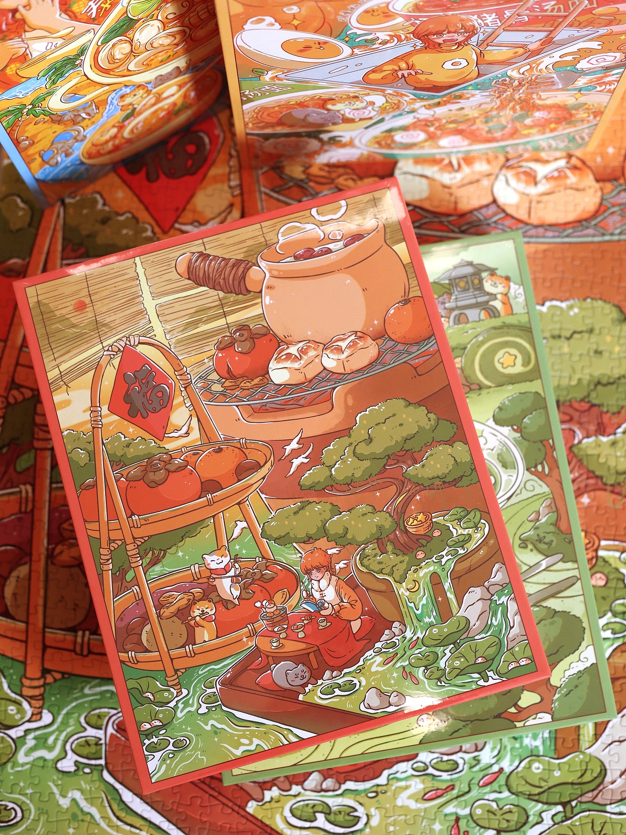 已制成的拼图产品