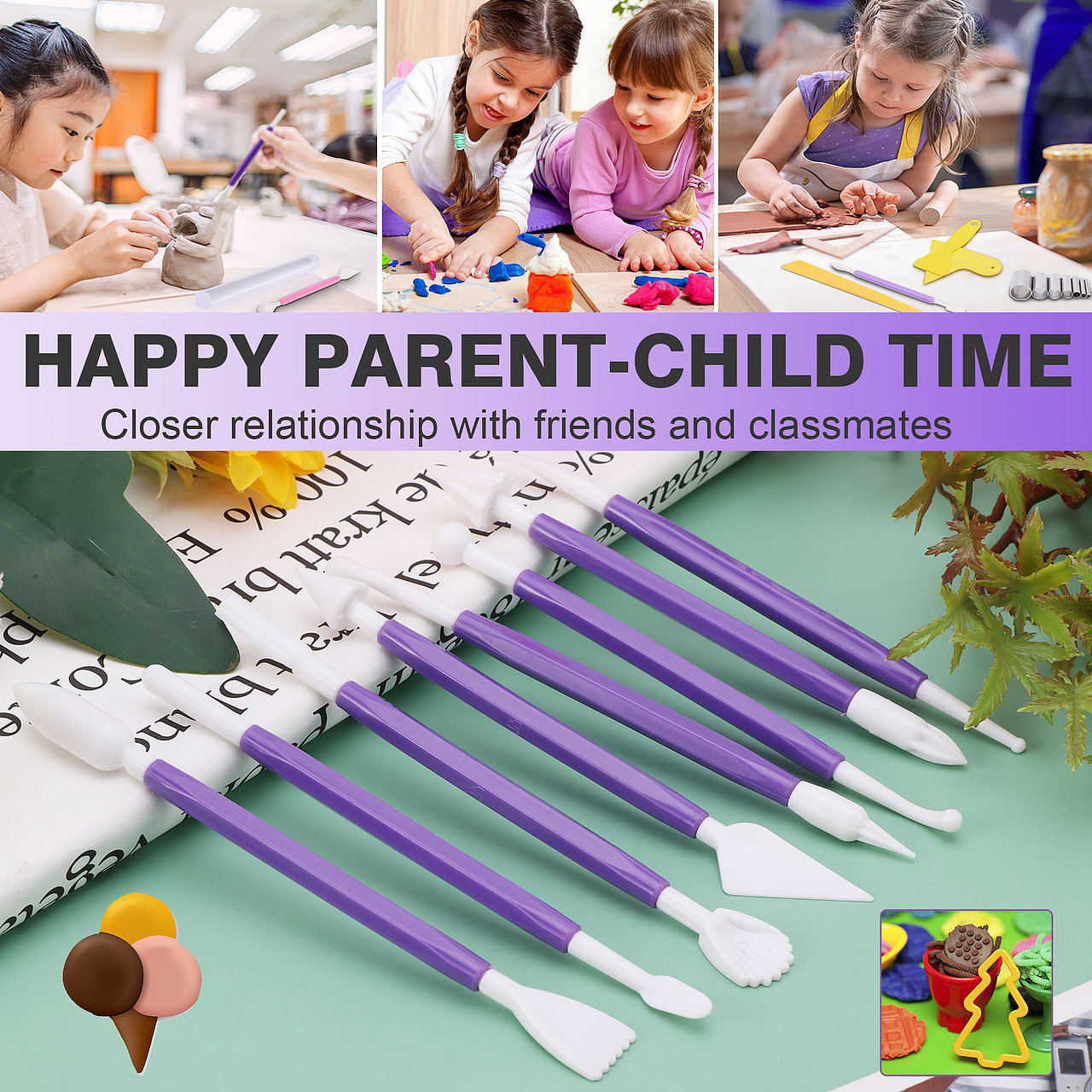 24件套软陶粘土工具