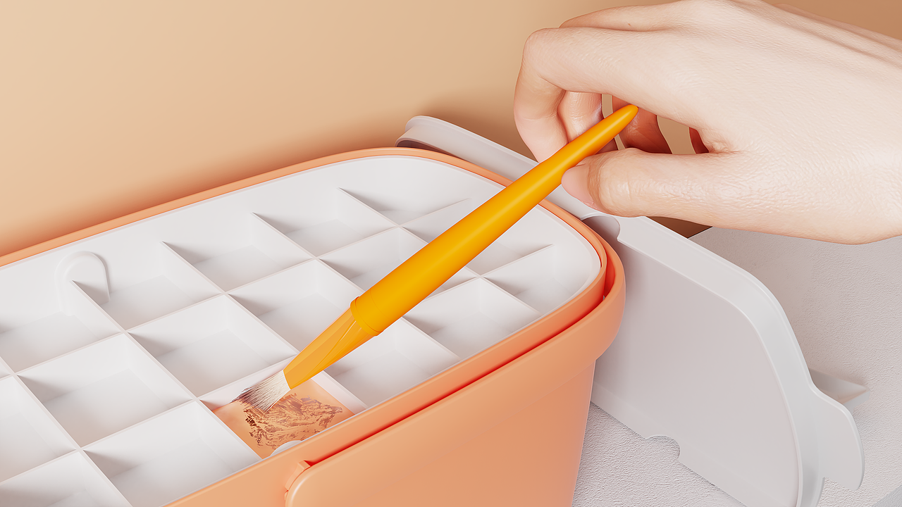 良设纪 |LiangDesign多功能画笔清洁桶
