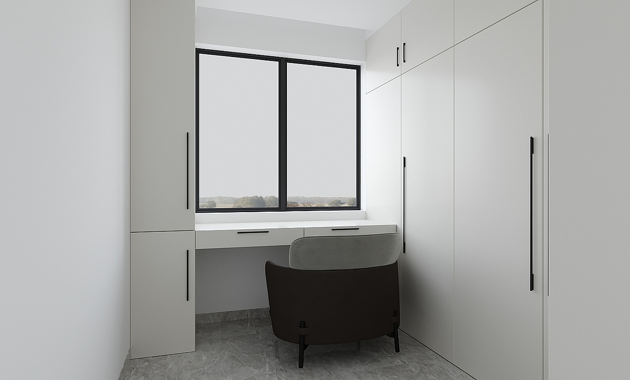 泓宇丨设计 水墨兮【现代轻奢】【奶油风混搭】