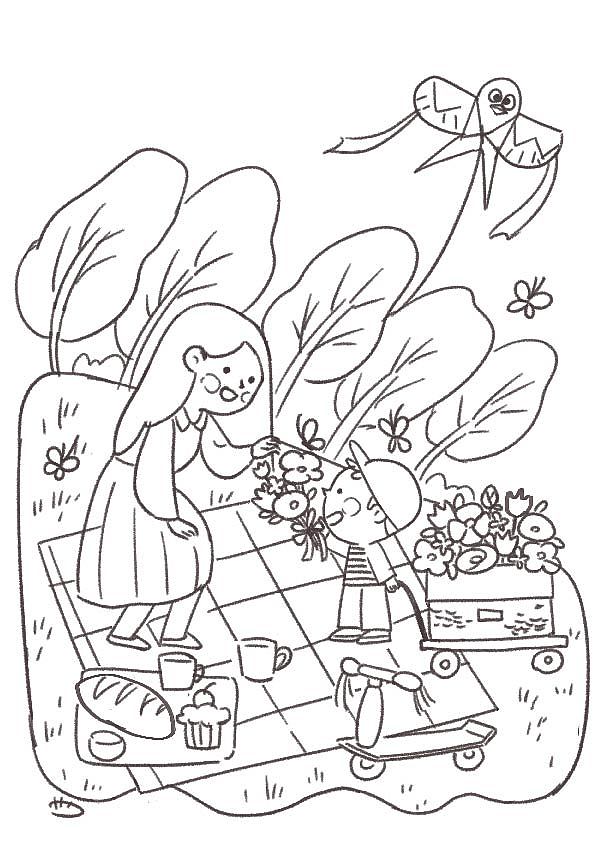 和妈妈一起度过的春天