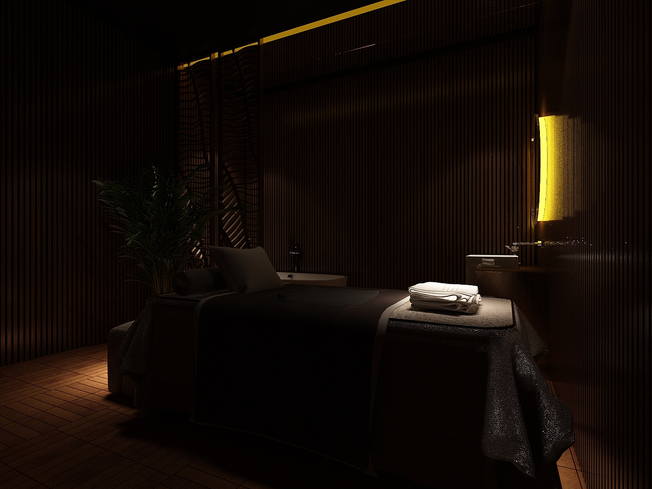 银川装修公司|银川足浴店装修设计效果图