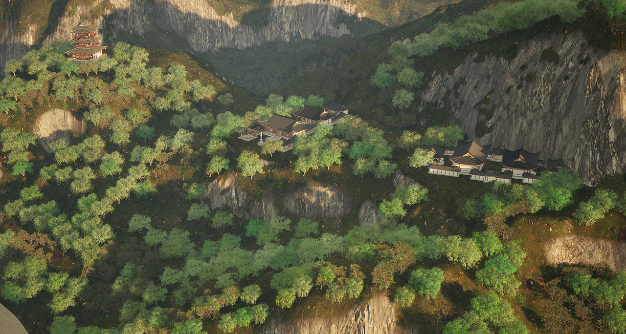 虚幻_ue5_山水场景（图ZMzI2Njc1MTgw） - 场景 - 站酷设计师时空检索原创素材 - 站酷ZCOOL