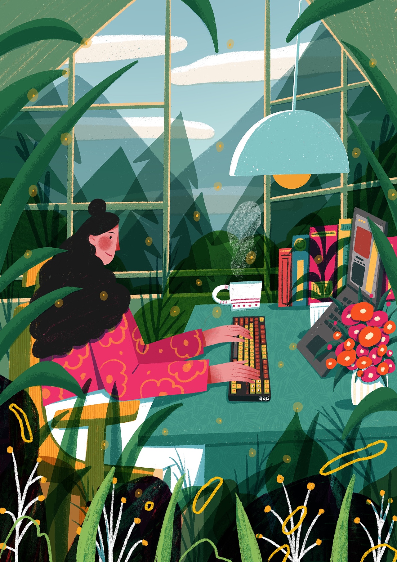 2023年-业余与插画-成长和生长（图ZMzYyODY0NjAw） - 创作习作 - 站酷设计师业余的Sylvia原创素材 - 站酷ZCOOL