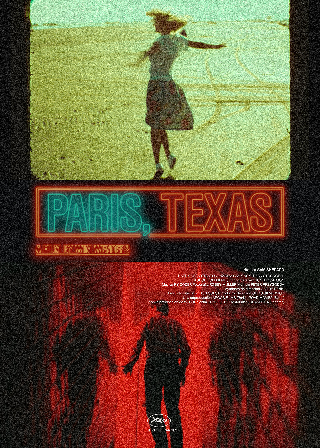 「德州巴黎」1984，维姆·文德斯（图ZMzE3OTc3NjE2） - 海报 - 站酷设计师erNESTys8原创素材 - 站酷ZCOOL