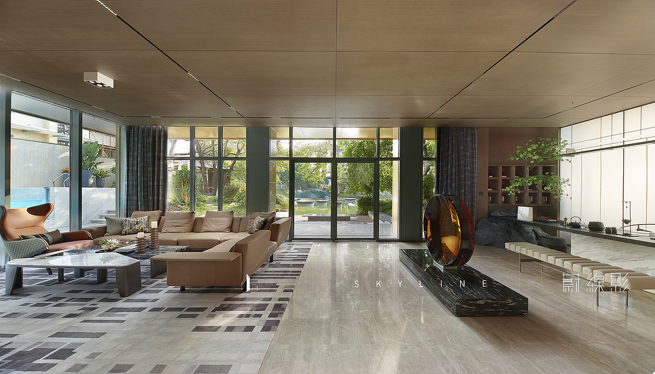 样板间园林景观摄影|亚洲十大豪宅楼王华远大一山庄S22（图ZMzYxMTgyNjcy） - 环境/建筑摄影 - 站酷设计师蔚线影建筑摄影原创素材 - 站酷ZCOOL