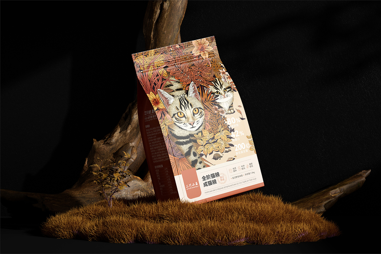 三只小鱼-全阶猫粮（图ZMzY5OTY5ODMy） - 包装 - 站酷设计师远见品牌设计原创素材 - 站酷ZCOOL