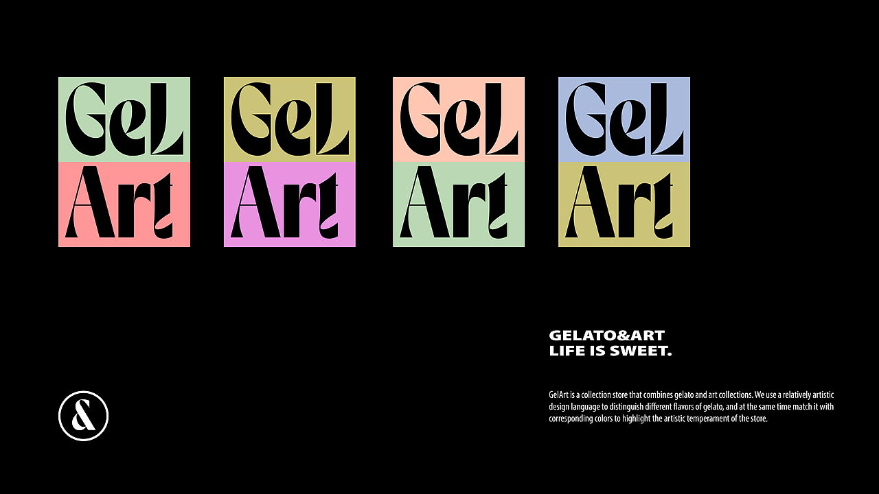 GelArt | Gelato&Art 冰淇淋&艺术藏品 集合店品牌设计（图ZMzUyNTU0MTIw） - 品牌 - 站酷设计师oao_原创素材 - 站酷ZCOOL