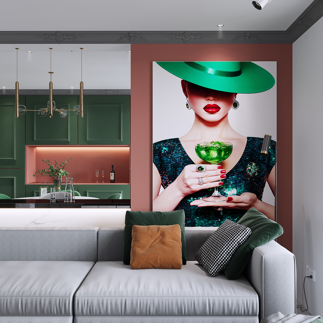 法式轻奢:承着“轻装修,重装饰”的设计理念