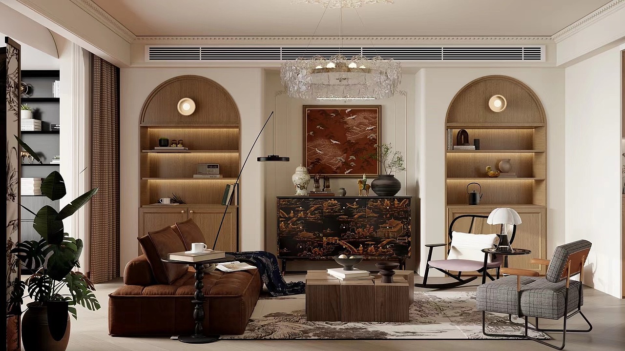 法式复古 混搭（图ZMzY2NDY5NDE2） - 家装设计 - 站酷设计师王慧婷室内设计原创素材 - 站酷ZCOOL