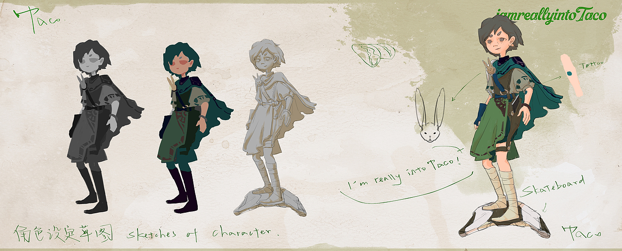 TACO——角色設(shè)定（圖ZMzAyOTY3MjIw） - 概念設(shè)定 - 站酷設(shè)計師Norkii原創(chuàng)素材 - 站酷ZCOOL