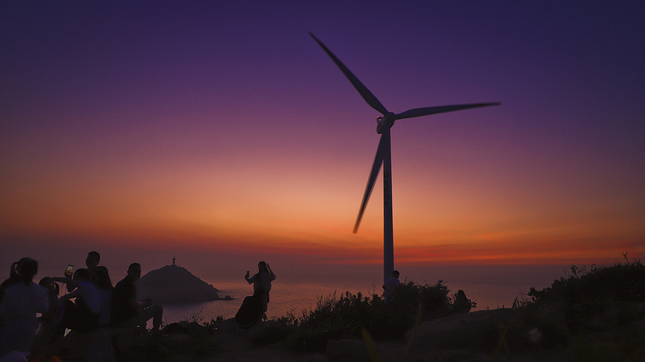 泉州醉东极——惠安小岞镇风车岛日出欣赏