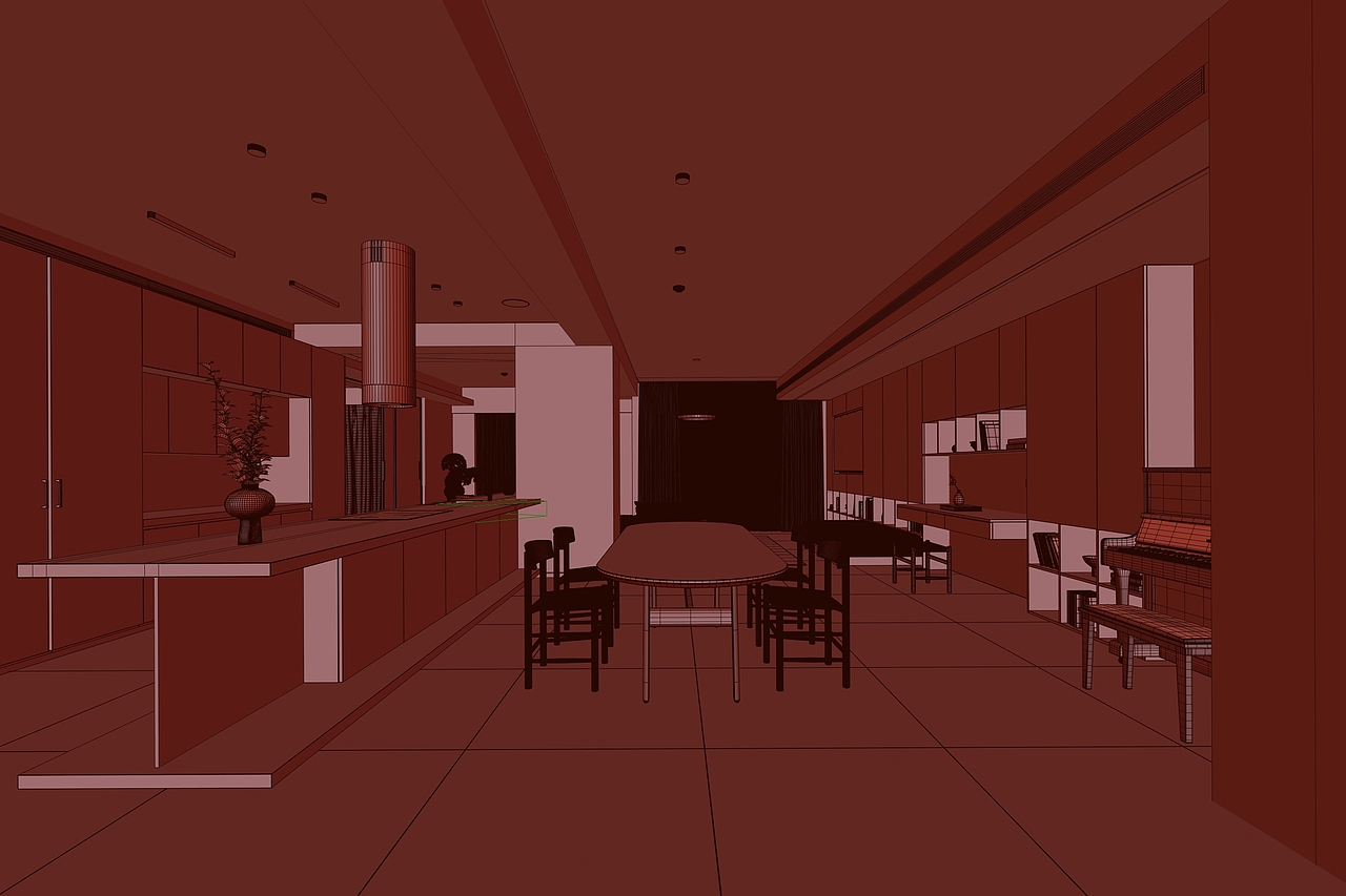 CR渲染器大平层效果图表现