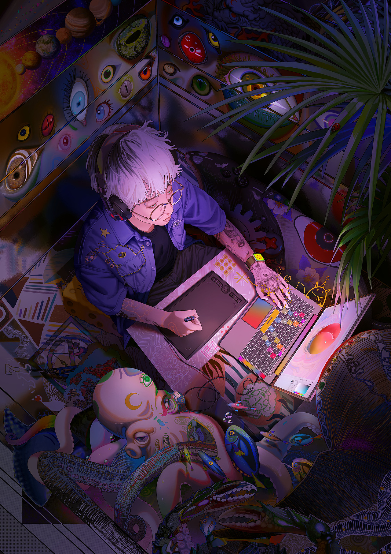 你捡到了我的眼(图ZMzA5MDE2NjMy) - 创作习作 - 站酷设计师孙无力原创素材 - 站酷ZCOOL