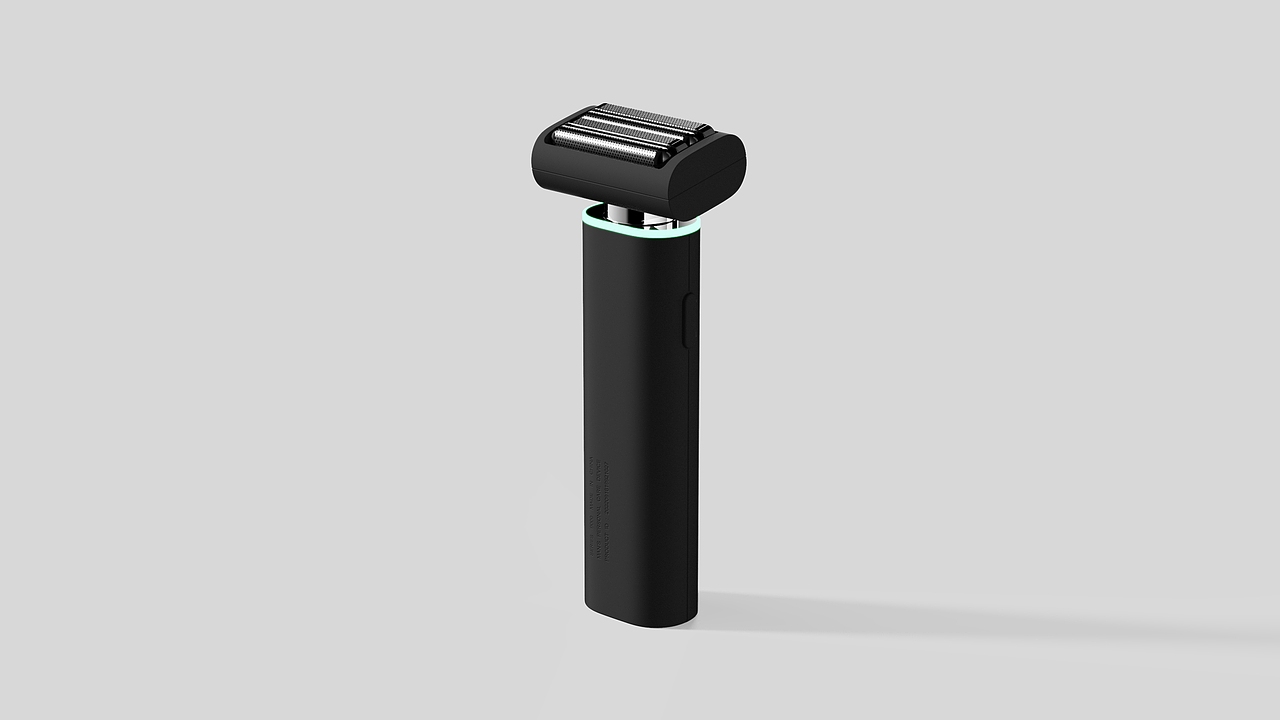 极简四刀片刮胡刀设计