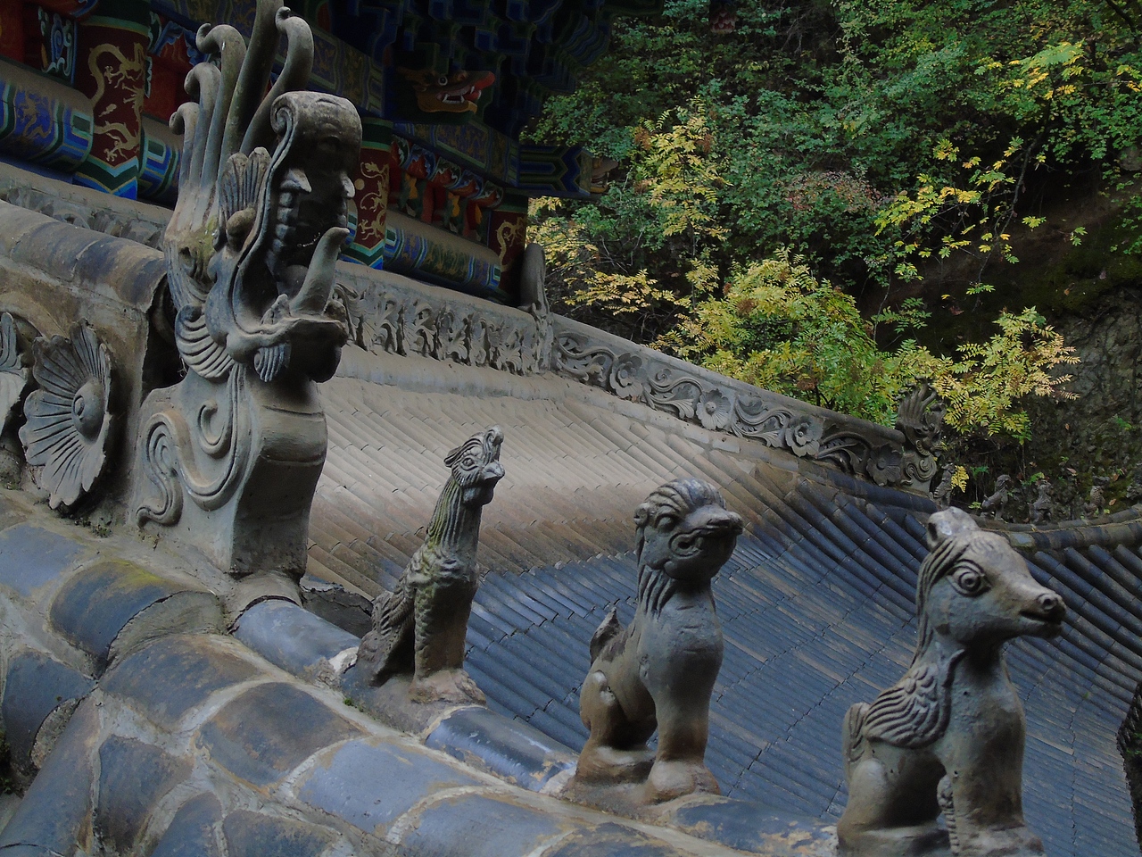 山中的民俗建筑