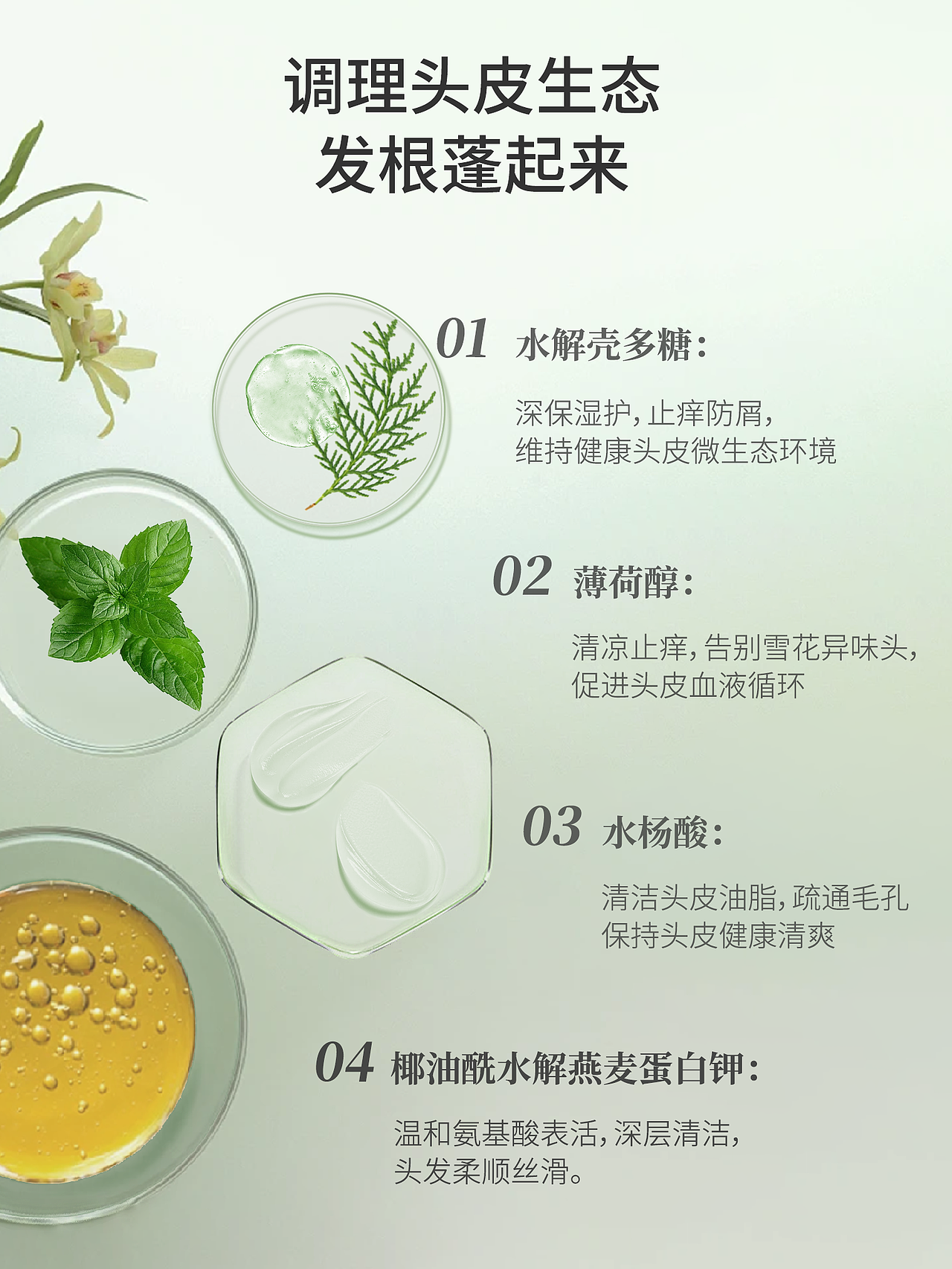 去屑控油洗发水