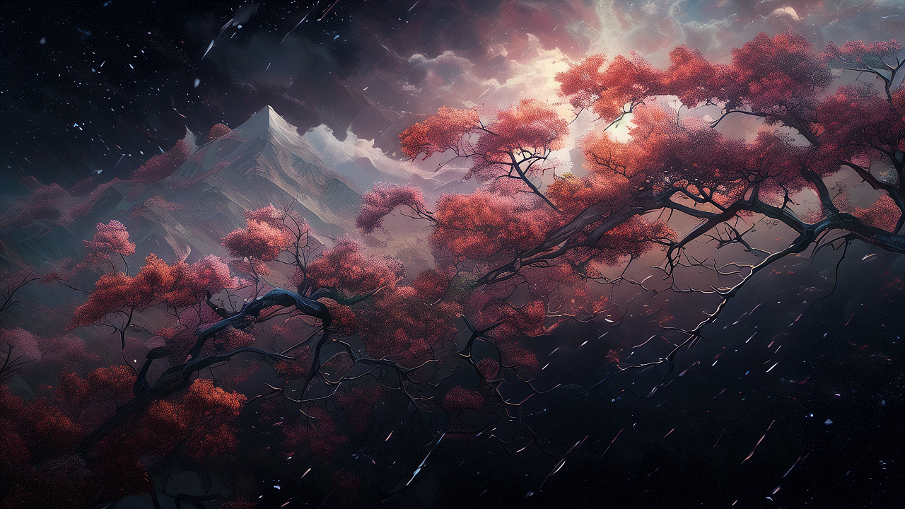 绚丽多彩的艺术概念图