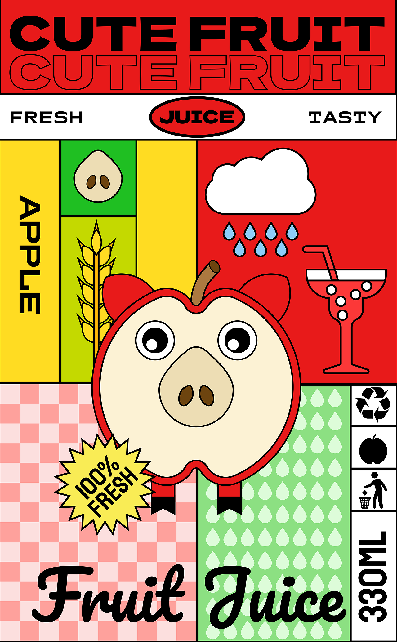 水果與動(dòng)物的碰撞（圖ZMzIzODM0MTE2） - 商業(yè)插畫 - 站酷設(shè)計(jì)師呂大航原創(chuàng)素材 - 站酷ZCOOL