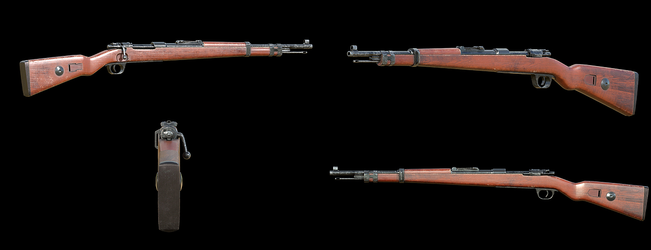 毛瑟步枪98K_吃鸡（图ZMzQxMjU4NTg0） - 机械/交通 - 站酷设计师CG小鱼原创素材 - 站酷ZCOOL