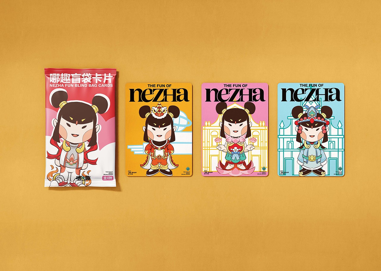 哪趣潮玩品牌IP | 哪吒信俗澳门非遗品牌设计（图ZMzUyODQ2NjM2） - 品牌 - 站酷设计师玫瑰区下的Zoe原创素材 - 站酷ZCOOL