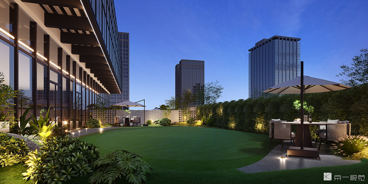 高尔夫会所效果图表现