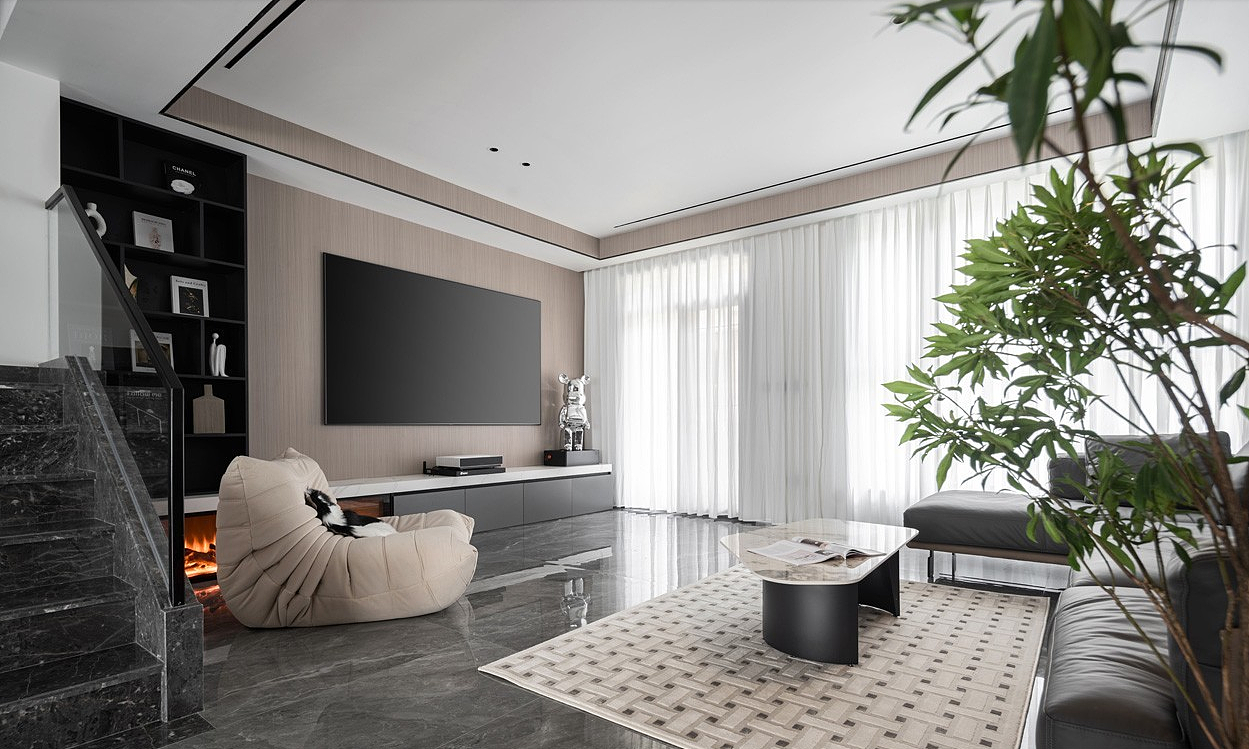 340m2联排 内敛沉稳的意式简约
