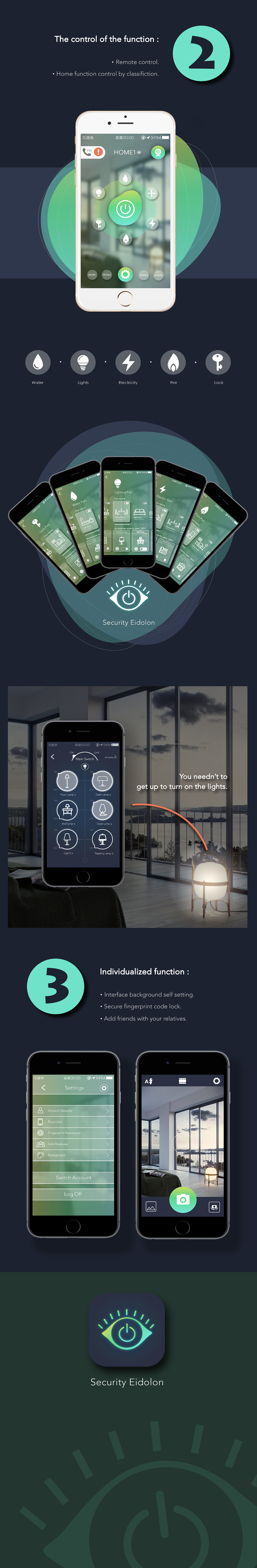 "Security Eidolon" 安防精灵—远程智能家居控制App