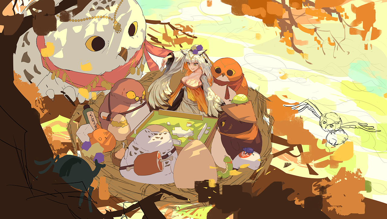 《走地鸡打麻将》