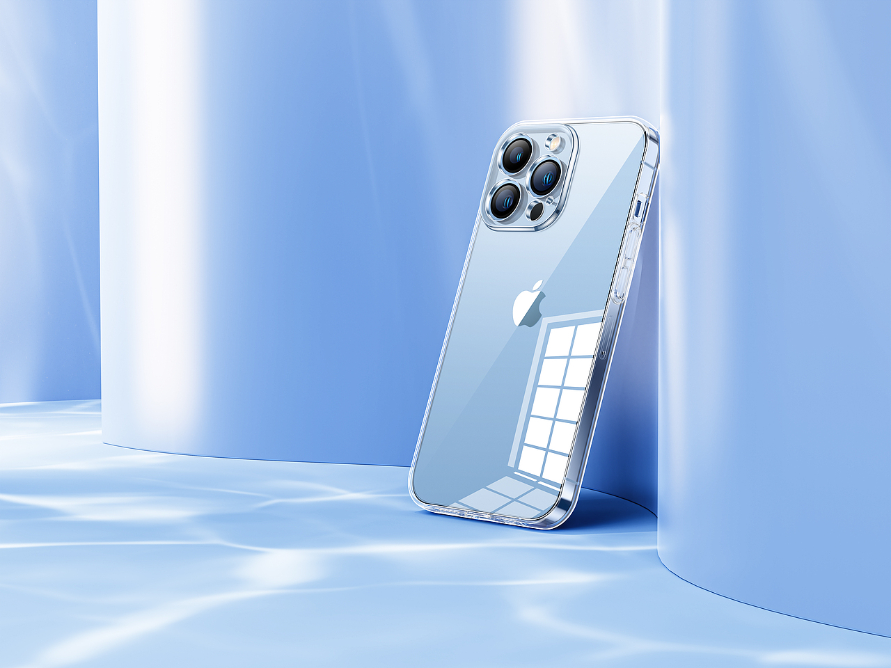 【Keyshot—苹果13Pro透明壳-Q1】 Render（图ZMzI3NjA2MDgw） - 产品 - 站酷设计师月京舞梨原创素材 - 站酷ZCOOL