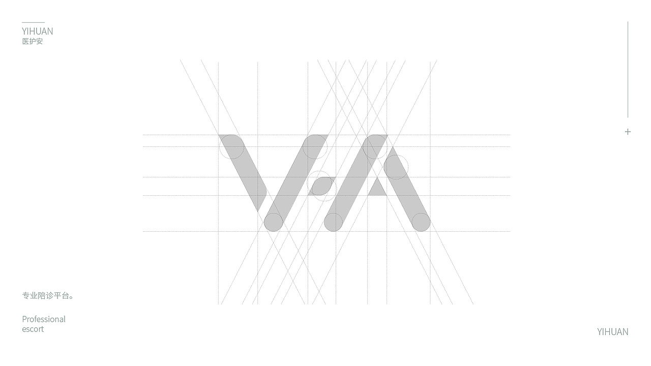 医护安LOGO设计——YHA