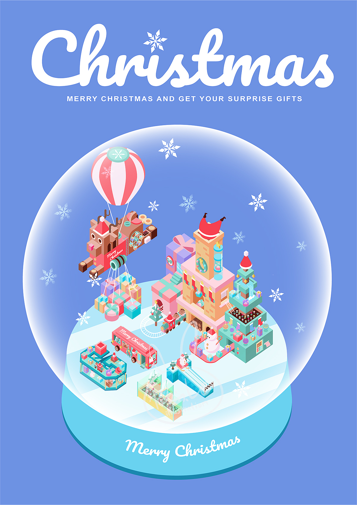 圣诞节礼品2.5D奇幻场景（图ZMzIyNTA3Nzg0） - 海报 - 站酷设计师RabinL也原创素材 - 站酷ZCOOL