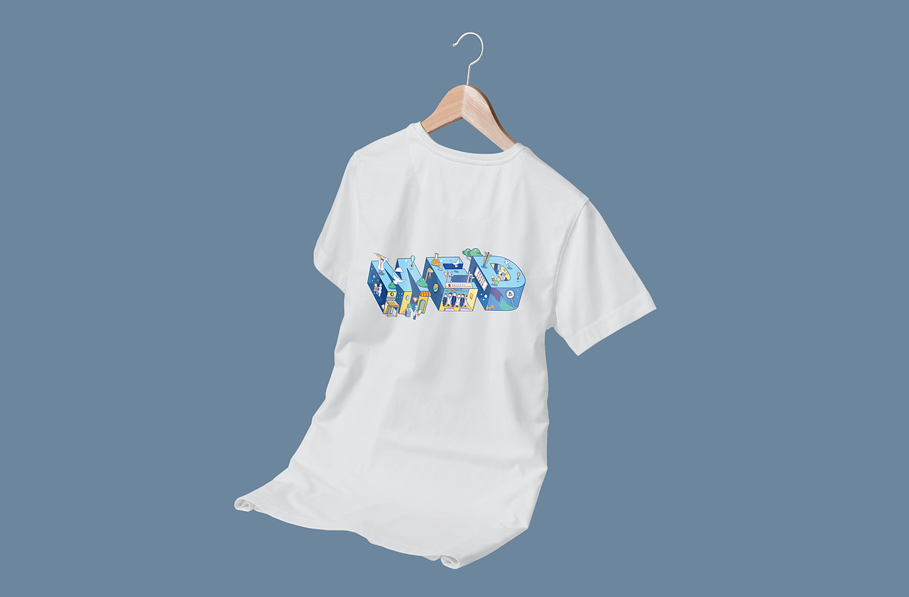 迎新文化衫图案应用效果展示