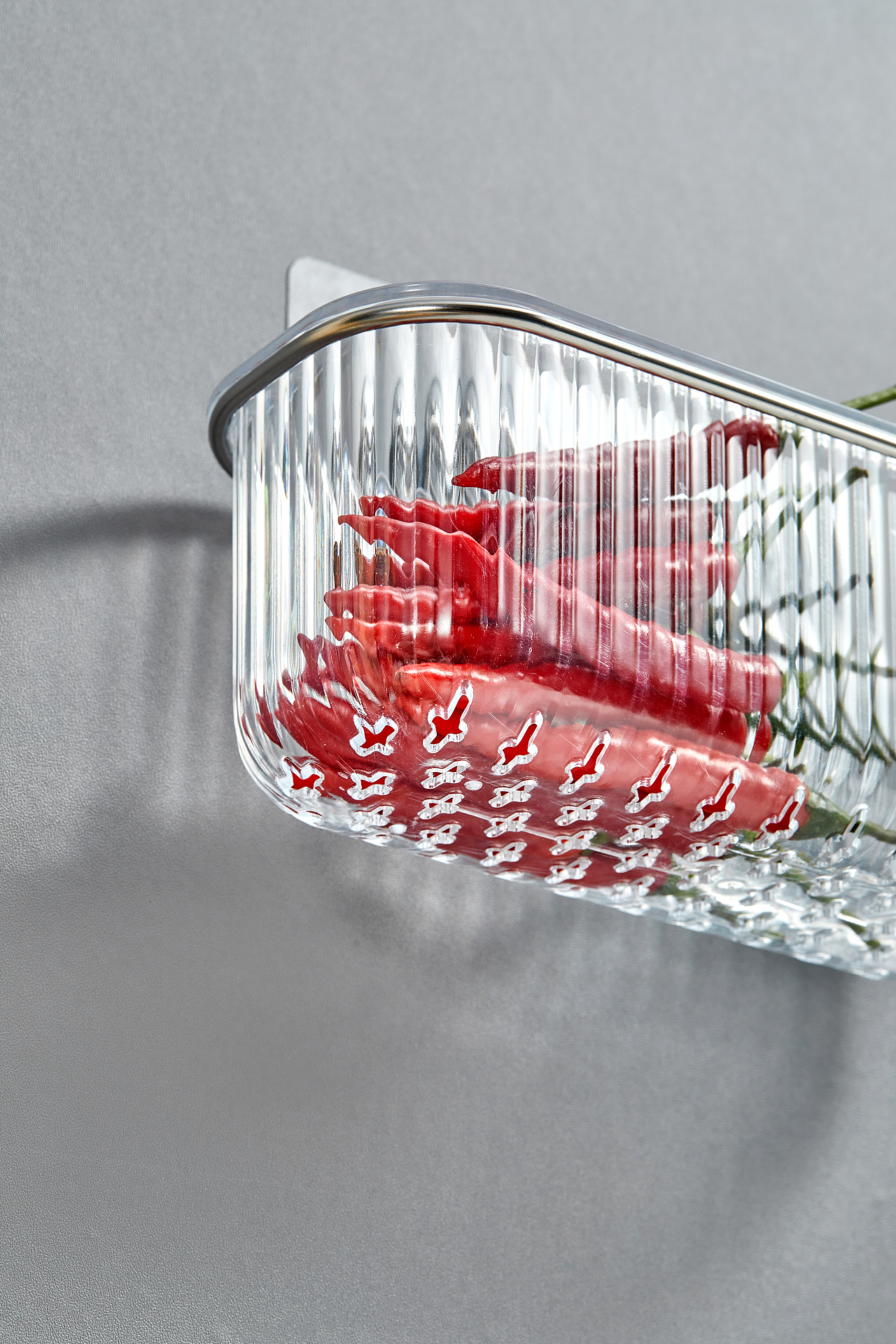 电商摄影 多功能挂壁置物沥水架