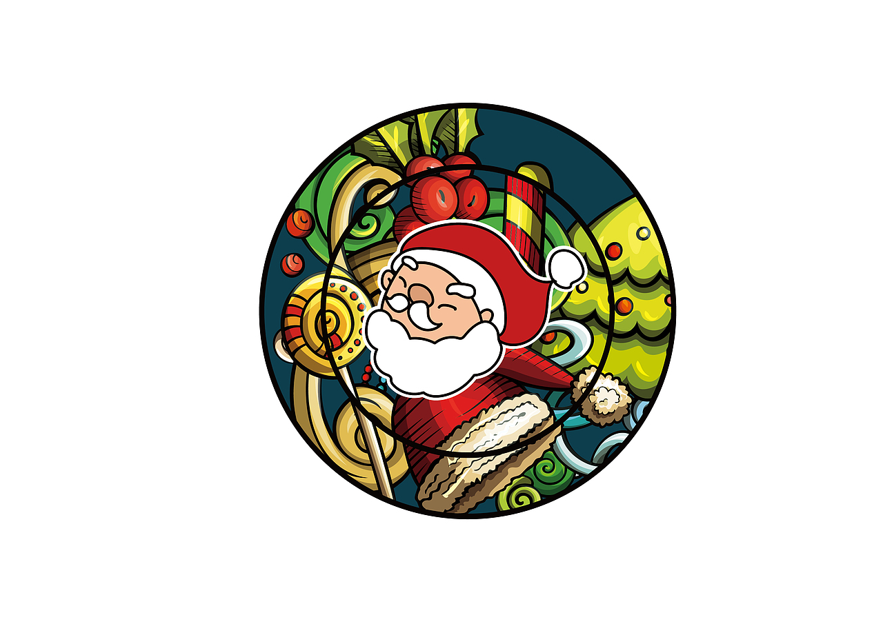 原创怪兽兔IP第6弹插画设计(圣诞系列)