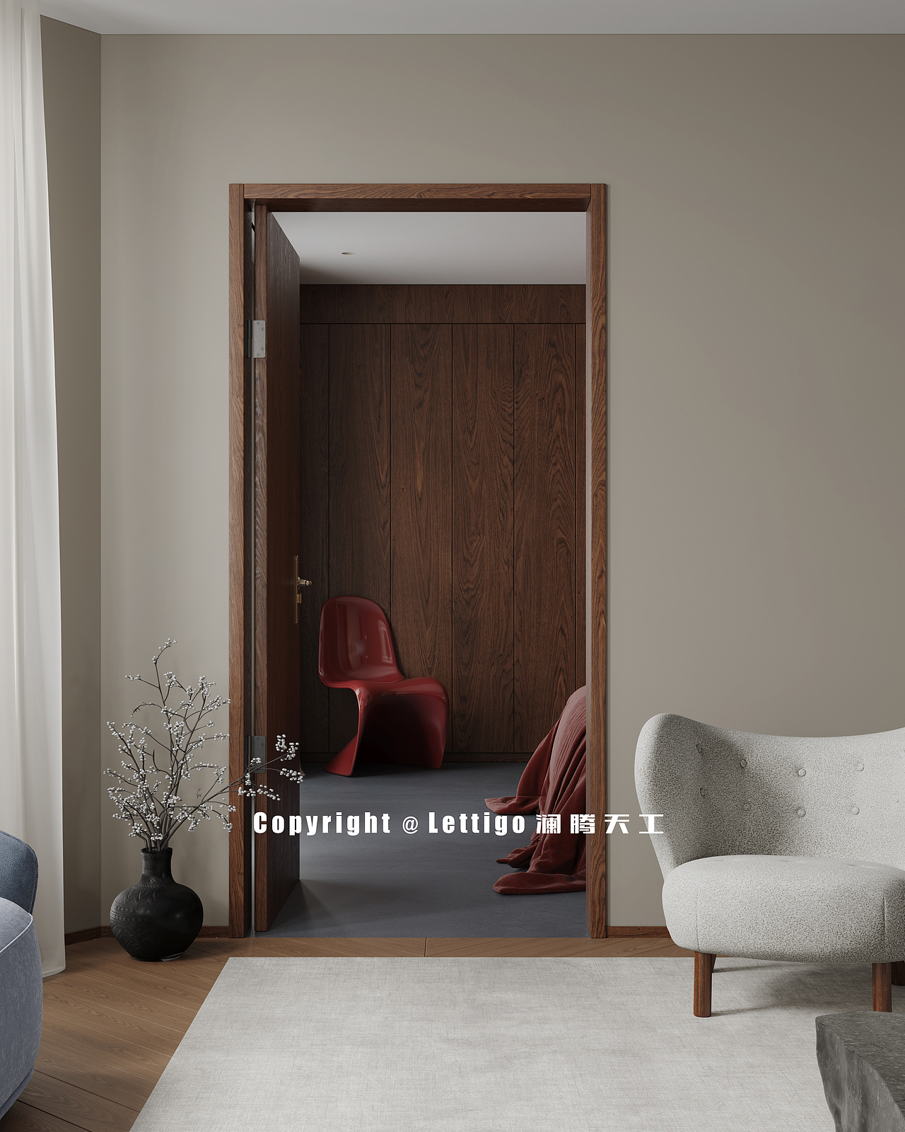 中古风客厅|是复古老电影里才有的高级质感