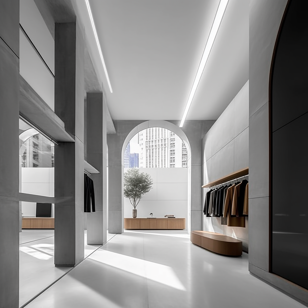 极简服装展厅/服装买店（图ZMzQwMDc0Nzky） - 商业空间设计 - 站酷设计师kaipaisz原创素材 - 站酷ZCOOL