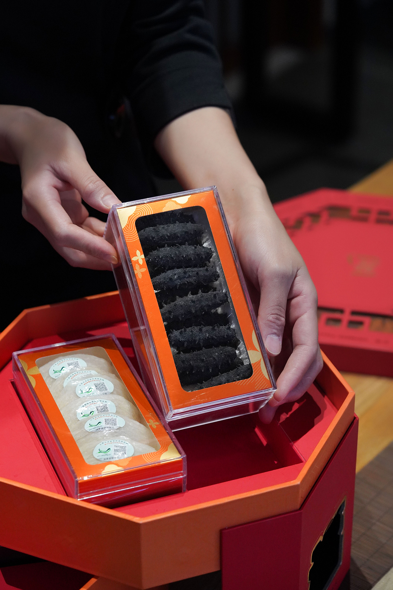 双层礼盒/滋补礼盒/极兔赐福礼盒/中秋礼盒拍摄