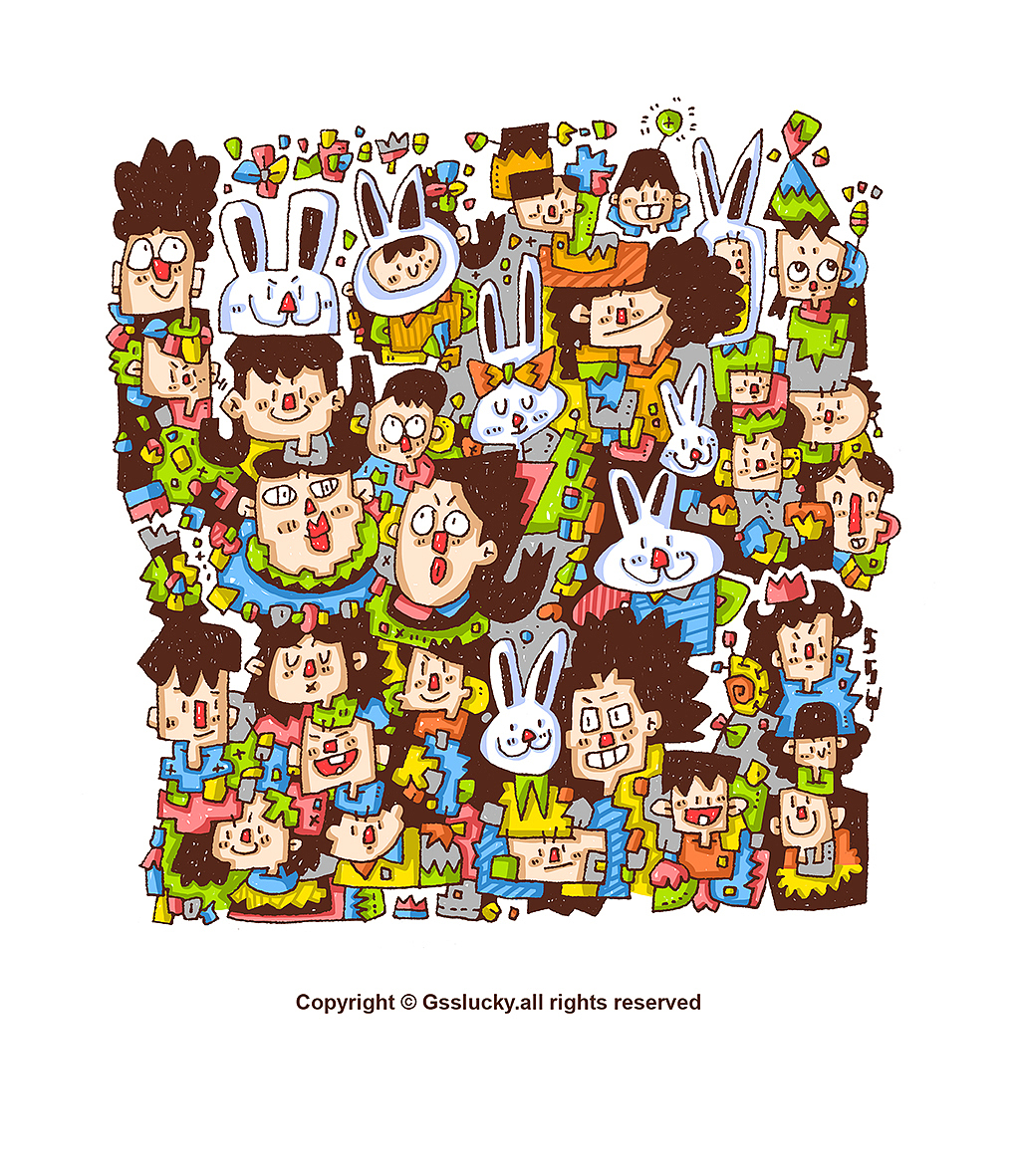 小兔子故事5（圖ZMzE4NjE4OTA4） - 藝術(shù)插畫 - 站酷設(shè)計師顧刷刷原創(chuàng)素材 - 站酷ZCOOL