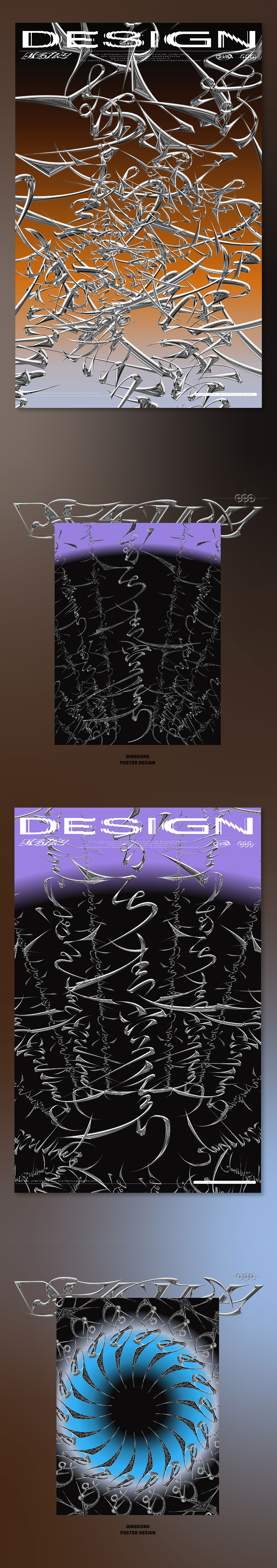 「青空」立体字形海报（图ZMzE5MDk0ODA4） - 字体/字形 - 站酷设计师青空Design原创素材 - 站酷ZCOOL