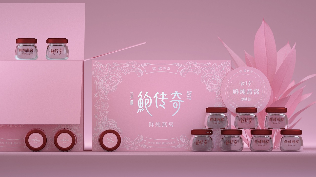 鲍传奇——包装插画